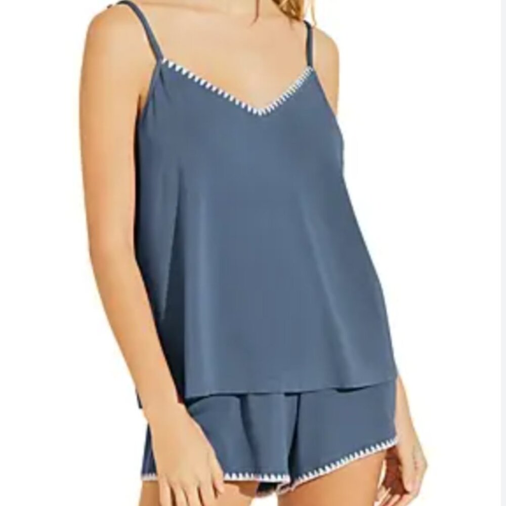 Eberjey Frida Cami Set - Coastal Blue - S